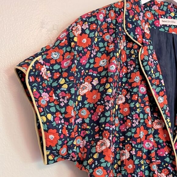 Saint Geraldine Hope Dress in Orange Blossom Floral Print Dress size large - Picture 6 of 12